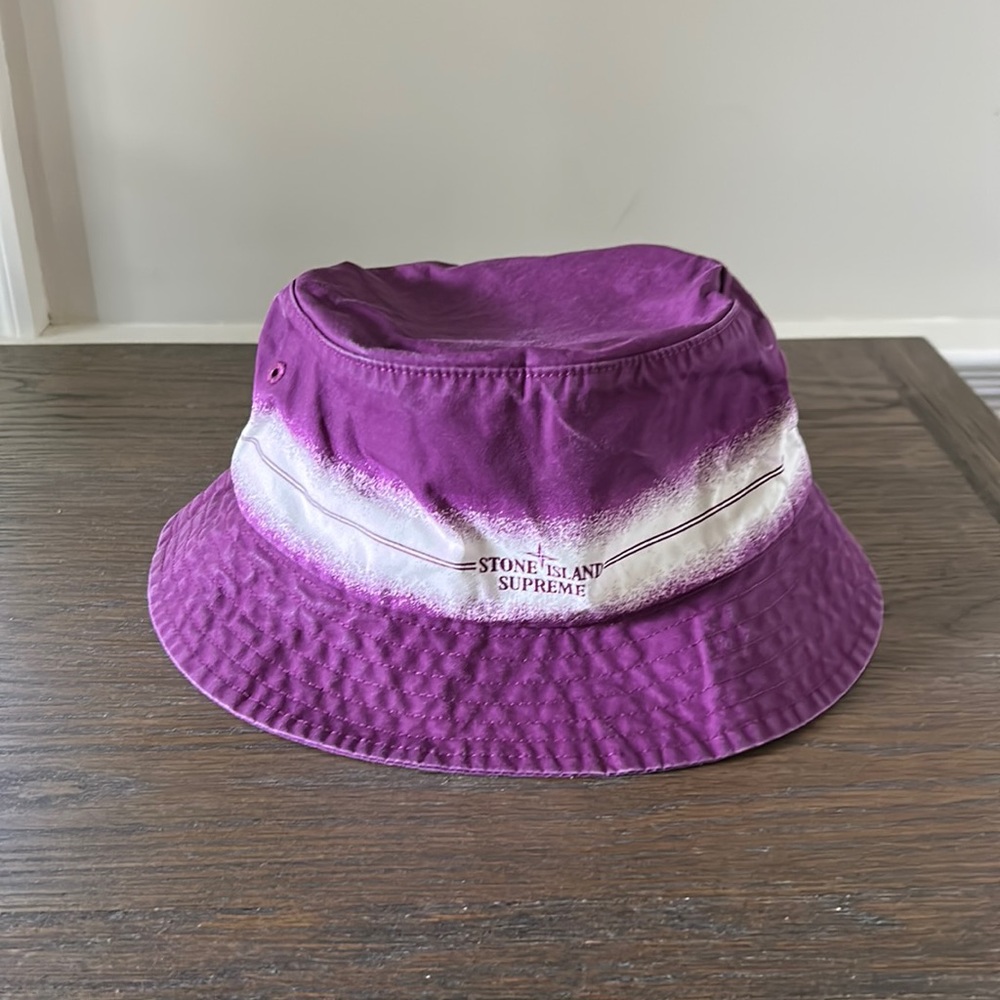 Supreme®/Stone Island®  Stripe Crusher Hat
Style: Purple Size M/L Authentic